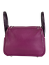 Mini Touch Lindy 20 In Swift/Alligator Anemone, &pound;8,500, Handbags, Purple, Leather, Back view